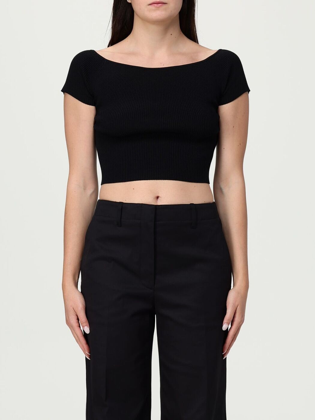 ローレン ラルフ ローレン LAUREN RALPH LAUREN Tシャツ トップス レディース ブラック T-shirts and tops 200963651001 Black 関税 送料無料 2025AW gi
