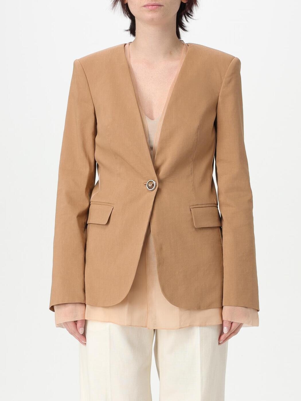ピンコ PINKO スーツジャケット スーツ ジャケット レディース ブラウン Suit Jackets 104674A2EE 関税 送料無料 2025SS gi