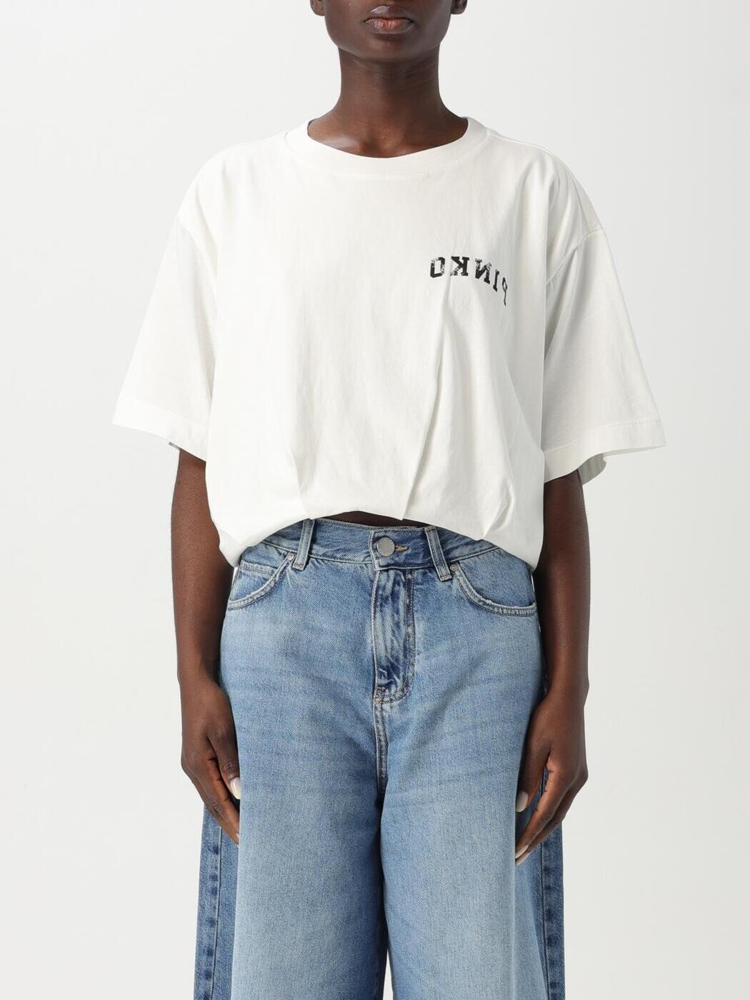 ピンコ PINKO ポロシャツ Tシャツ レディース ホワイト T-shirts and polo shirts 104257A2C0 White 関税 送料無料 2025AW gi