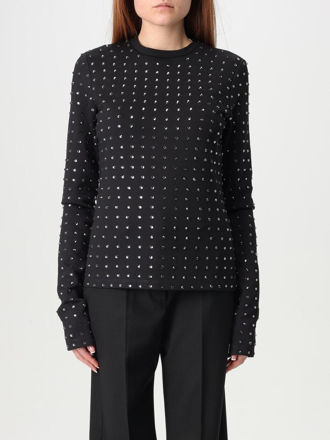 スポーツマックス SPORTMAX ポロシャツ Tシャツ レディース ブラック T-shirts and polo shirts 2512941031600 Black 関税 送料無料 2025AW gi