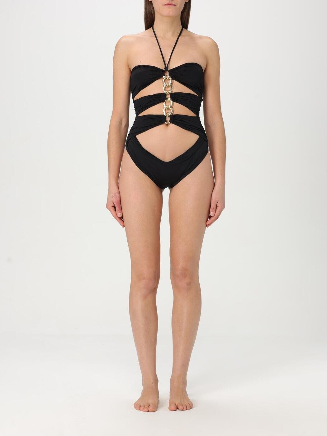 エリザベッタ フランキ ELISABETTA FRANCHI 水着 スイムウェア レディース ブラック Swimwear CS72B 関税 送料無料 2025AW gi