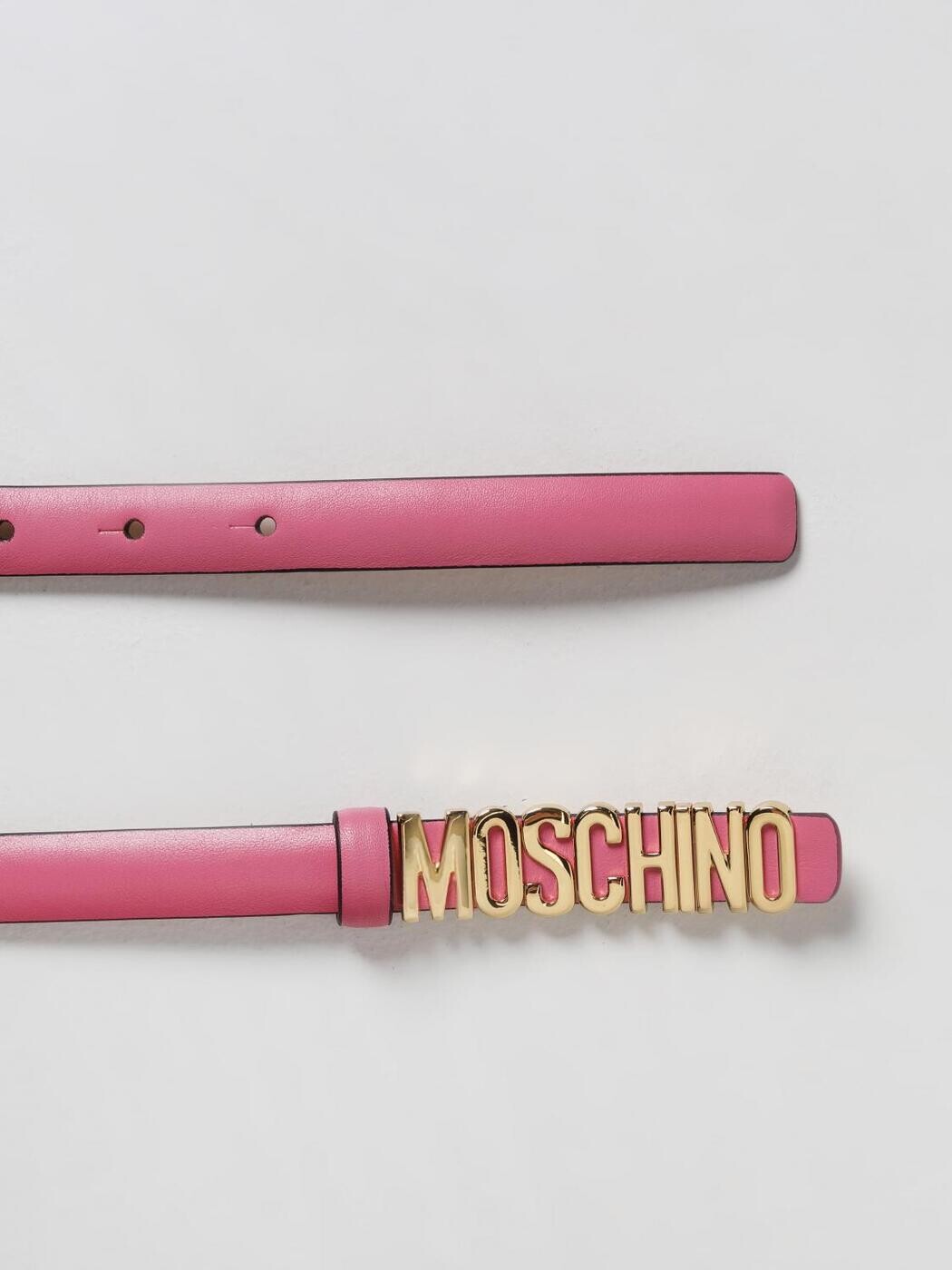 BRANDSHOP・クラージュ楽天市場店のモスキーノクチュール MOSCHINO COUTURE ベルト レディース ピンク Belts 80348008 Pink 関税 送料無料 ラッピング無料 2023SS gi｜アングル2