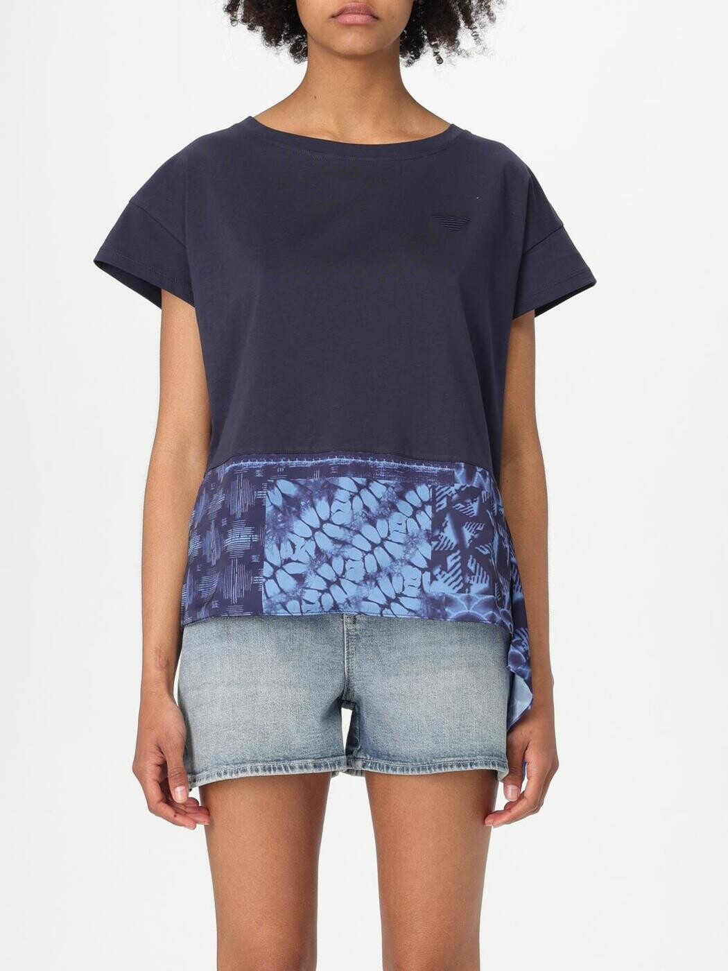 エンポリオ アルマーニ EMPORIO ARMANI ポロシャツ Tシャツ レディース ブルー T-shirts and polo shirts EW001524AF12597 関税 送料無料 ラッピング無料 2025AW gi