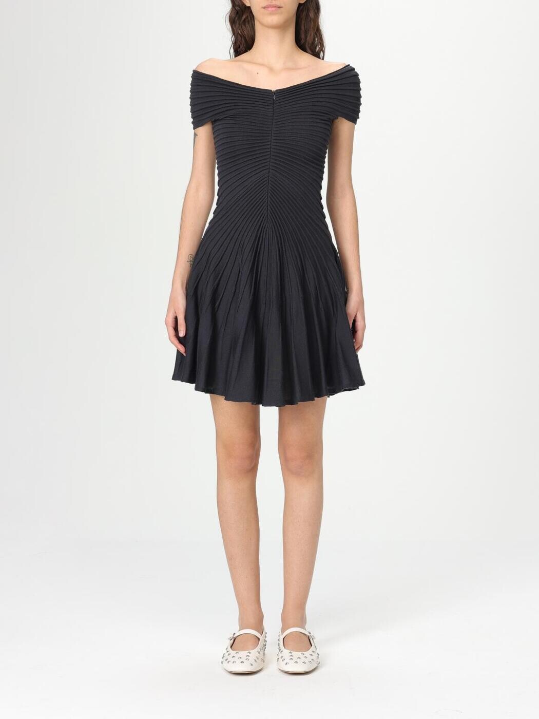 アライア ALAIA ワンピース ドレス レディース グレー Dresses AA9R2527K010A 関税 送料無料 2025SS gi