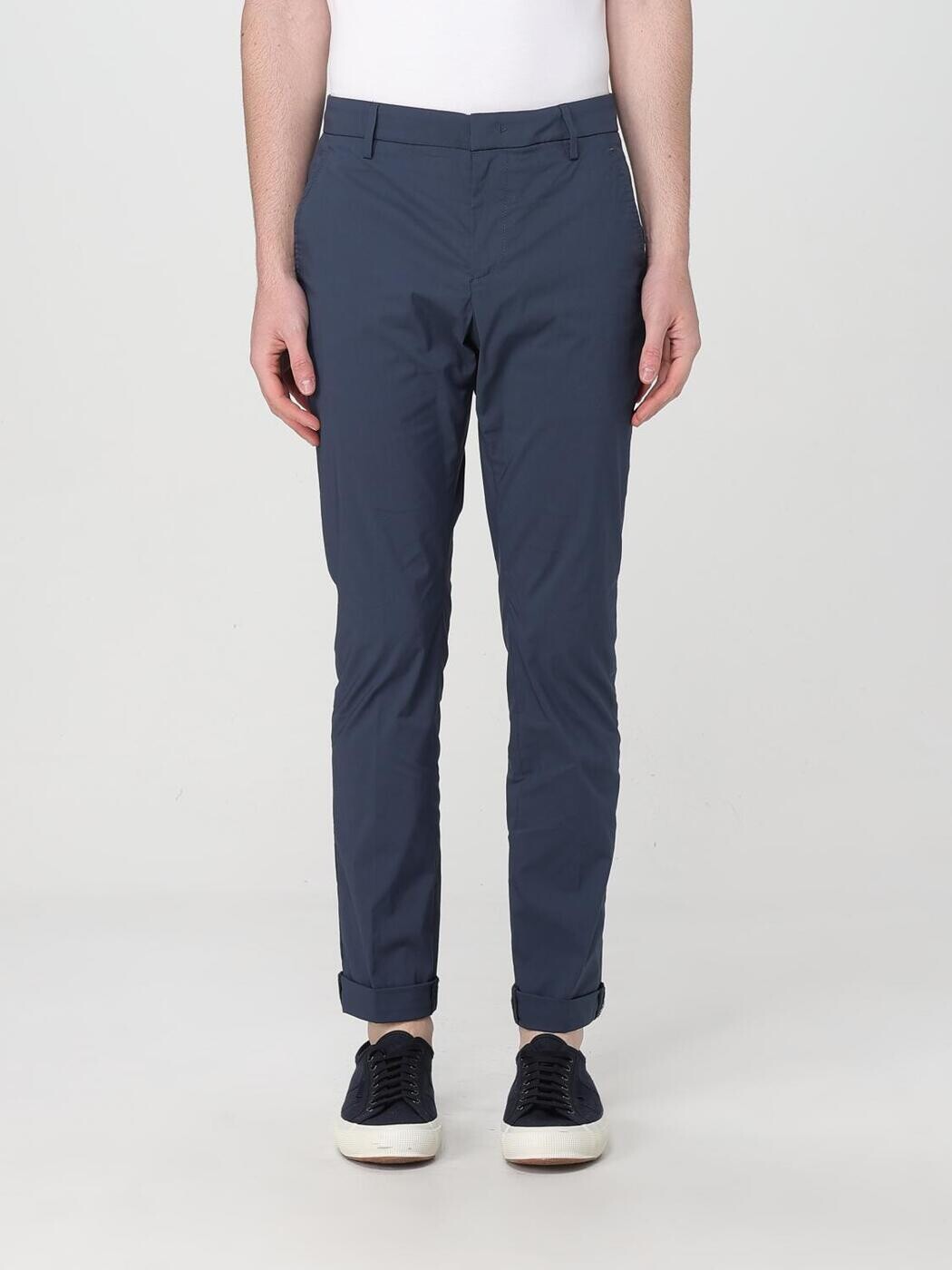 Rakuten - ドンダップ DONDUP ズボン パンツ メンズ ブルー Trousers UP235PS0020U002 関税 送料無料 2026SS gi