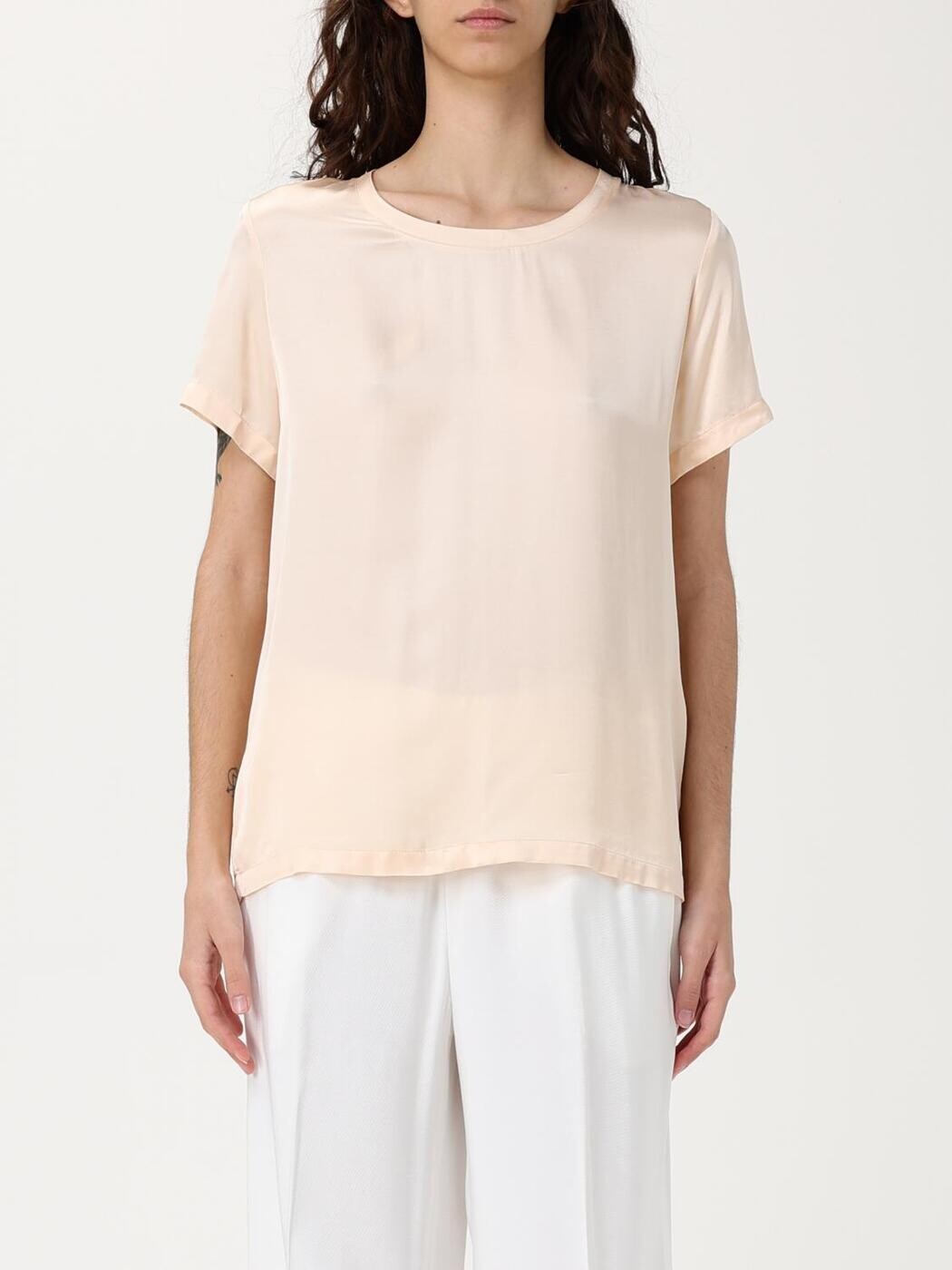 リュー ジョー LIU JO Tシャツ トップス レディース ブラウン T-shirts and tops CA5354T2571 Champagne 関税 送料無料 2025AW gi