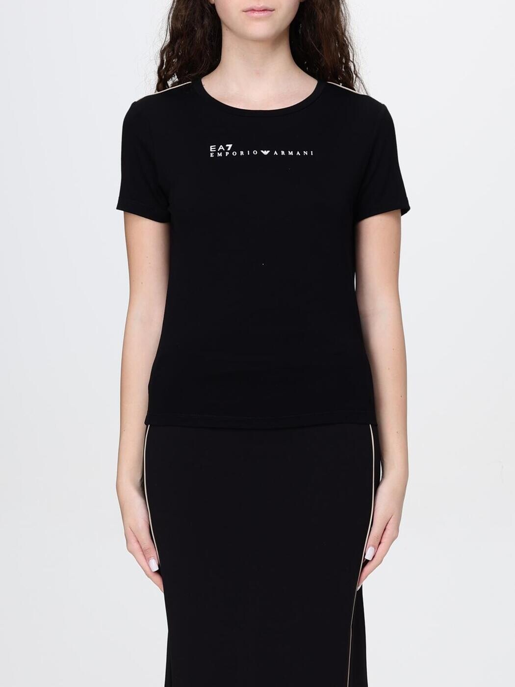 エンポリオ アルマーニ EA7 ポロシャツ Tシャツ レディース ブラック T-shirts and polo shirts 7W000274AF12945 関税 送料無料 ラッピング無料 2025SS gi