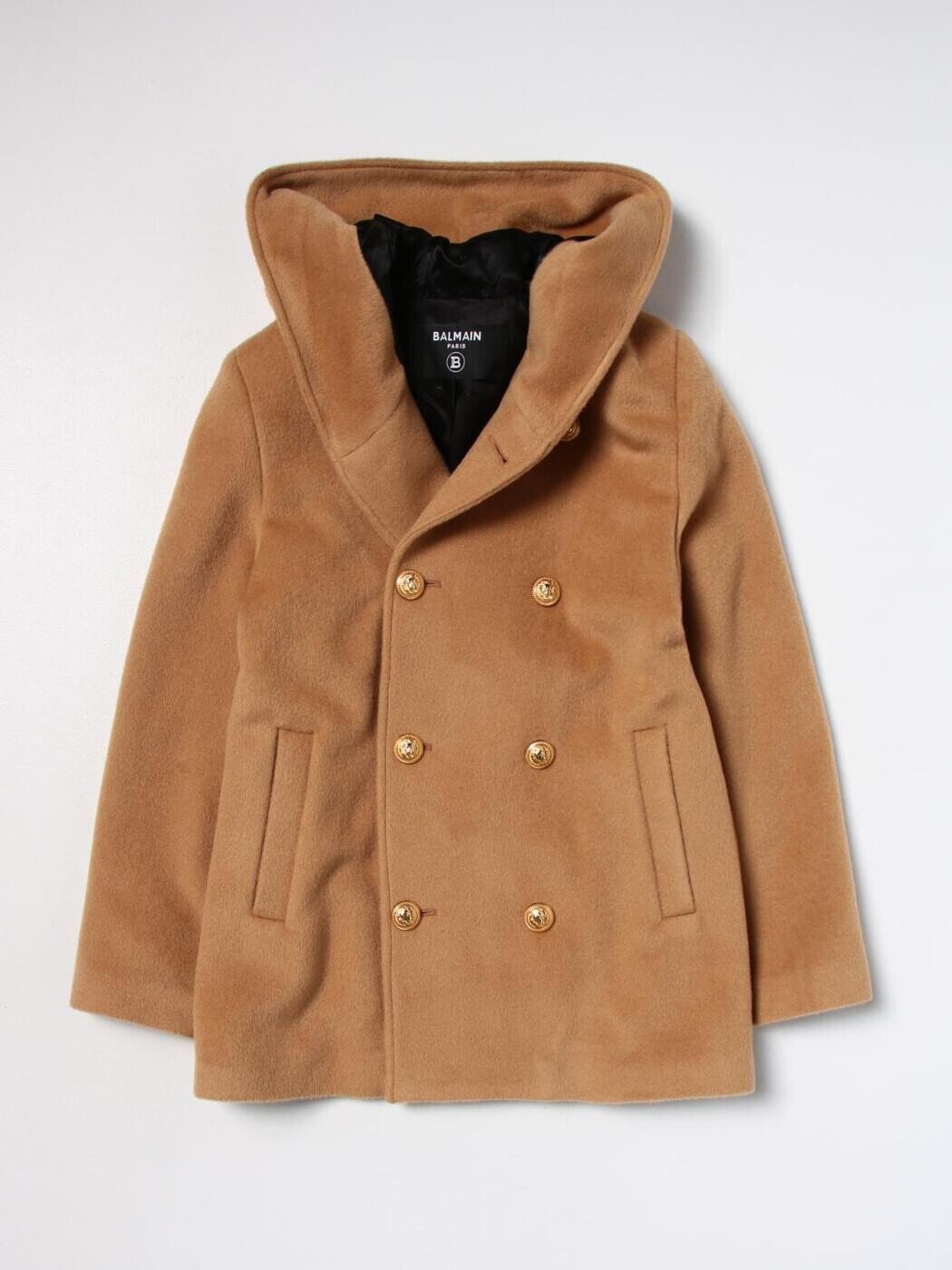 Хޥ BALMAIN ȥ  륺 ֥饦 Trench coats BT2Q50E0124 Brown  ̵ åԥ̵...