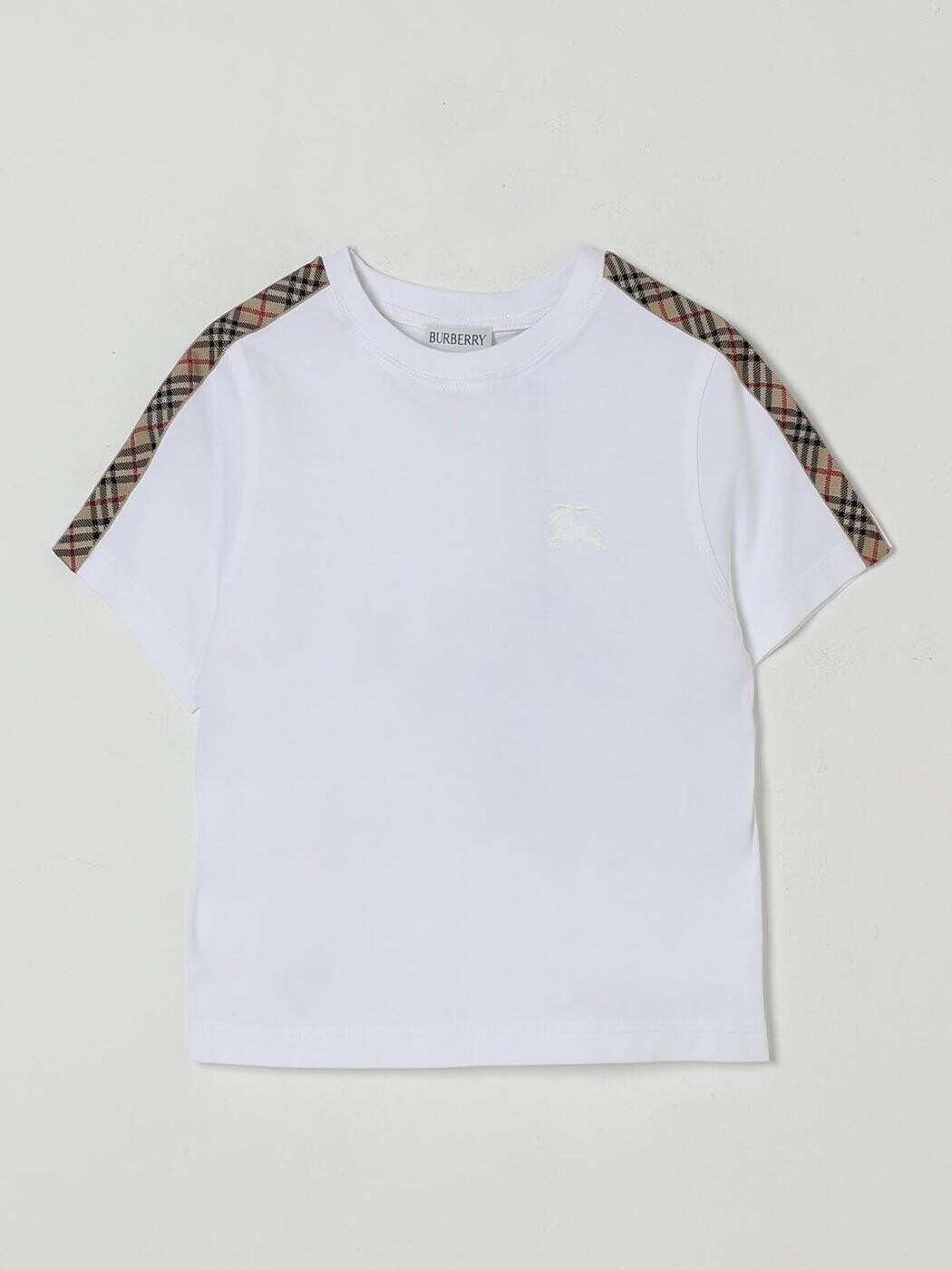 バーバリー BURBERRY ロングスリーブTシャツ Tシャツ ボーイズ ホワイト Long sleeve t-shirts 8108049 関税 送料無料 2026SS gi