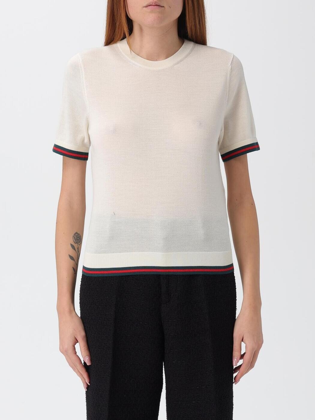 樂天商城 - グッチ GUCCI セーター ニットウェア レディース ホワイト Knitwear 820687XKELW 関税 送料無料 2025AW gi