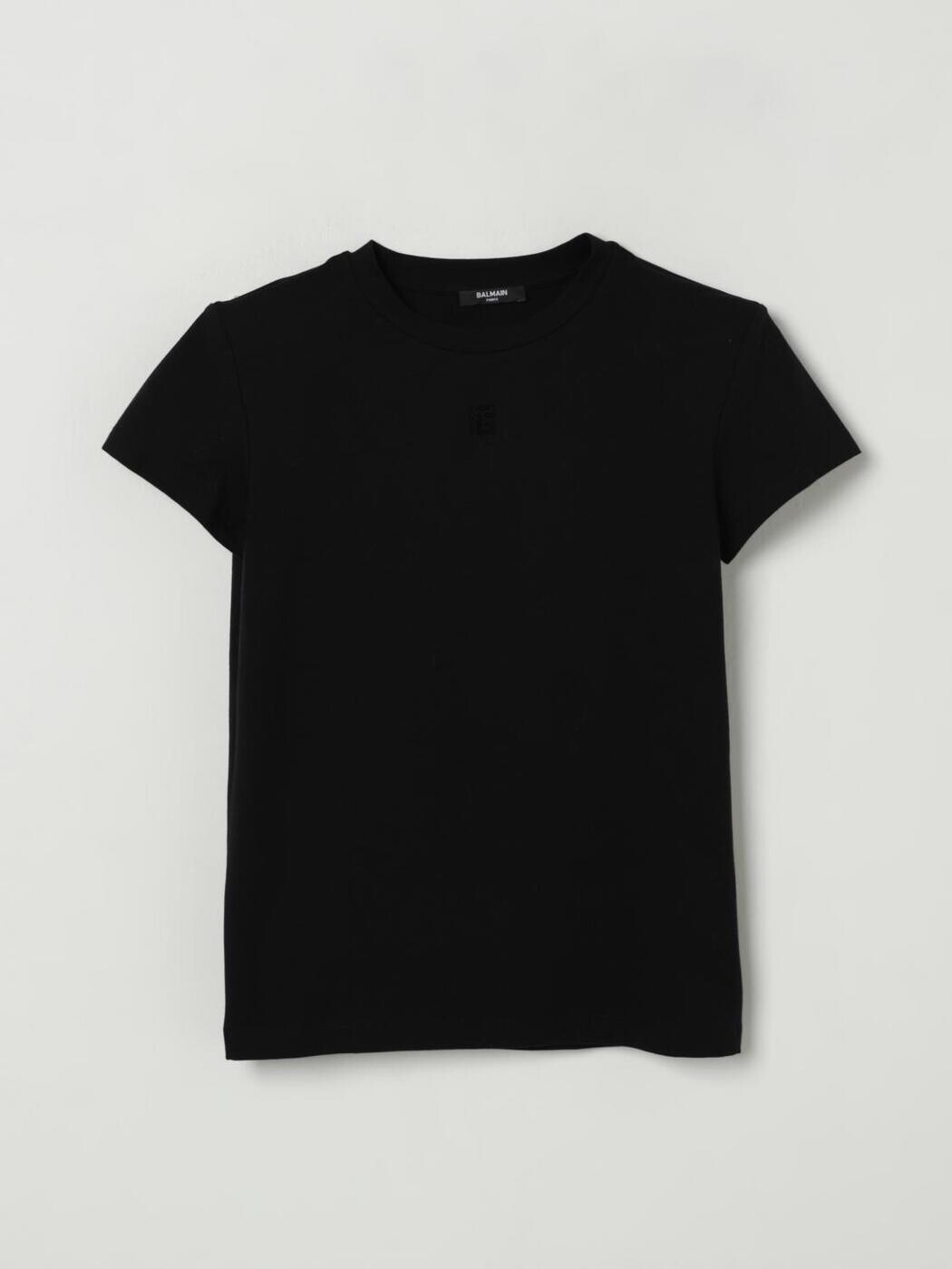 バルマン BALMAIN ロングスリーブTシャツ Tシャツ ボーイズ ブラック Long sleeve t-shirts BX8B21Z3277 関税 送料無料 2025AW gi