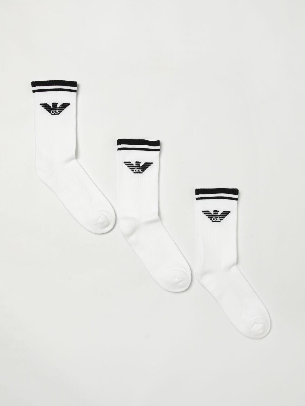 エンポリオ アルマーニアンダーウェア EMPORIO ARMANI UNDERWEAR 靴下 ソックス メンズ ホワイト Socks EM000554 AF18261 関税 送料無料 2025AW gi