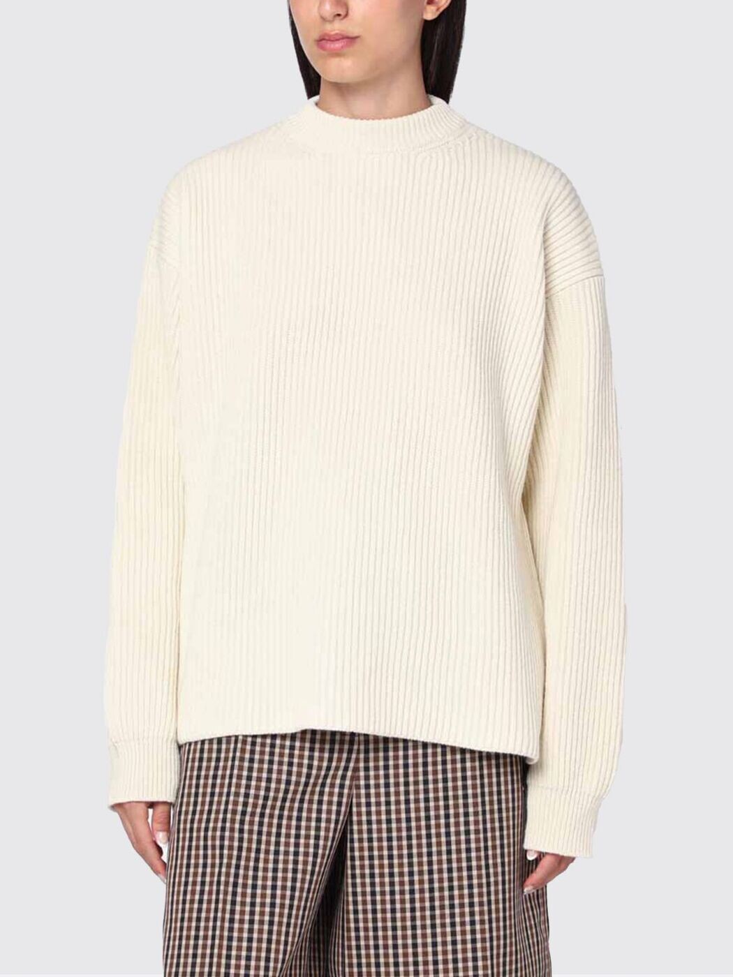 ジルサンダー JIL SANDER セーター ニットウェア レディース ホワイト Knitwear J02GP0223J14737 関税 送料無料 2025AW gi