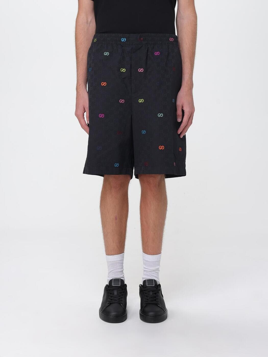 グッチ GUCCI ショーツ メンズ ブラック Shorts 837506ZATA0 関税 送料無料 2025AW gi