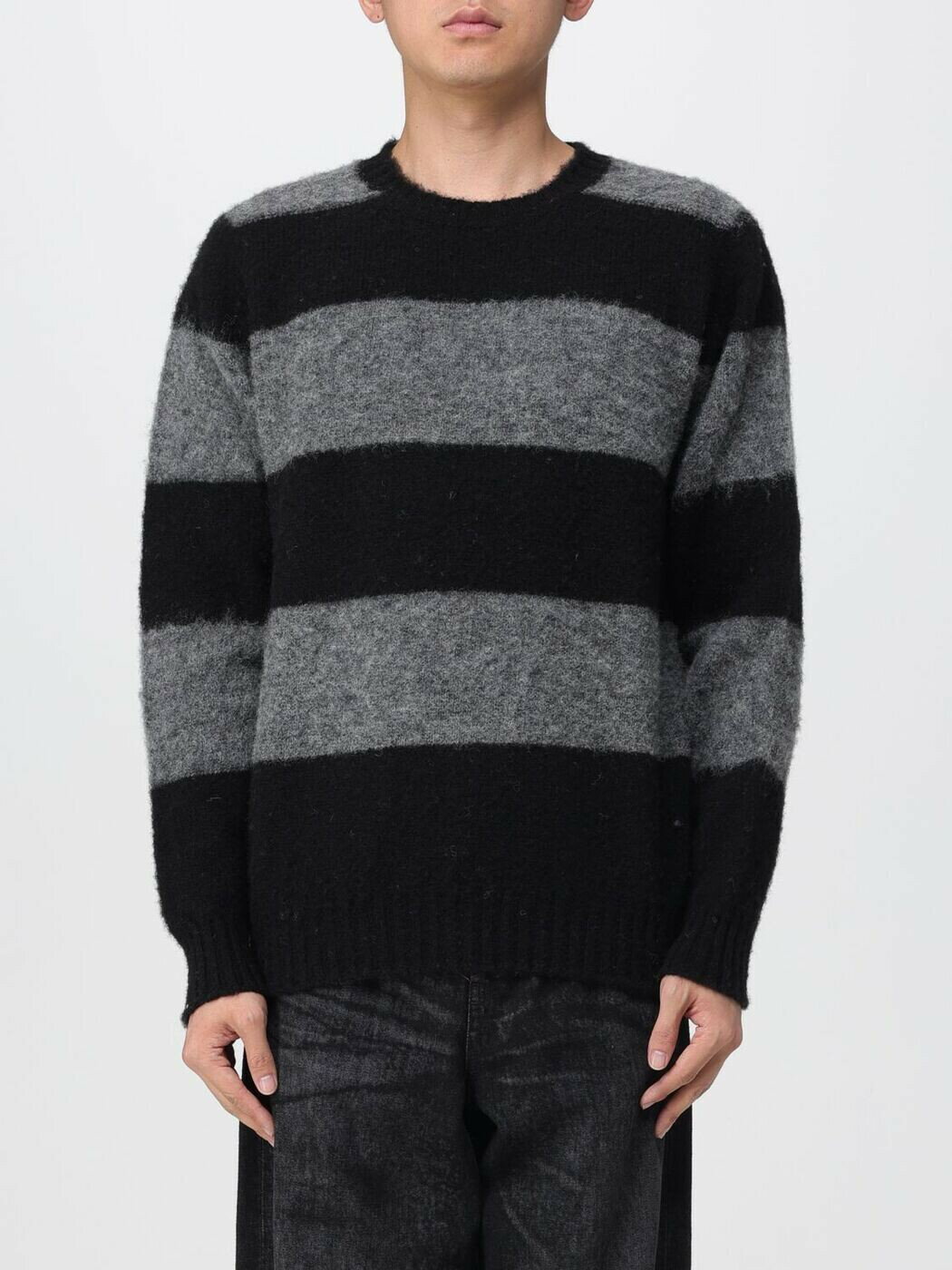 ハウリン HOWLIN' セーター ニットウェア メンズ ブラック Knitwear SHAGGYBEARCH Black 関税 送料無料 2025AW gi