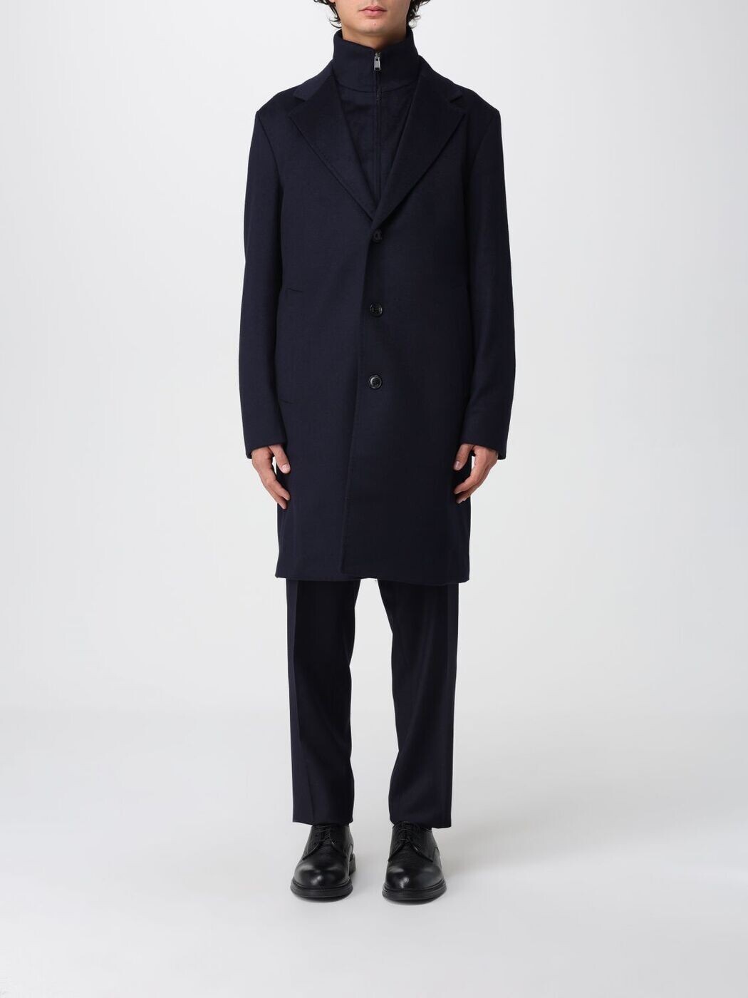 樂天商城 - ボス BOSS トレンチ コート メンズ ブルー Coats and Trench 50551085 関税 送料無料 2025AW gi