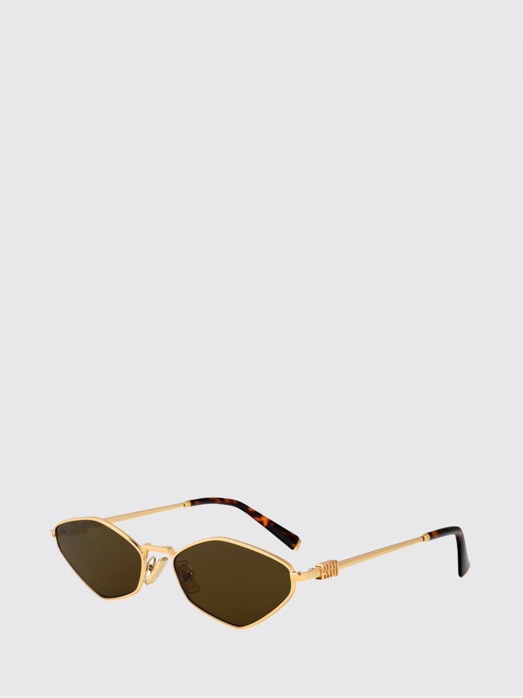 ミュウ ミュウ MIU MIU サングラス サングラス・メガネ レディース ゴールド Sunglasses 0MU56ZS 関税 送料無料 2025AW gi