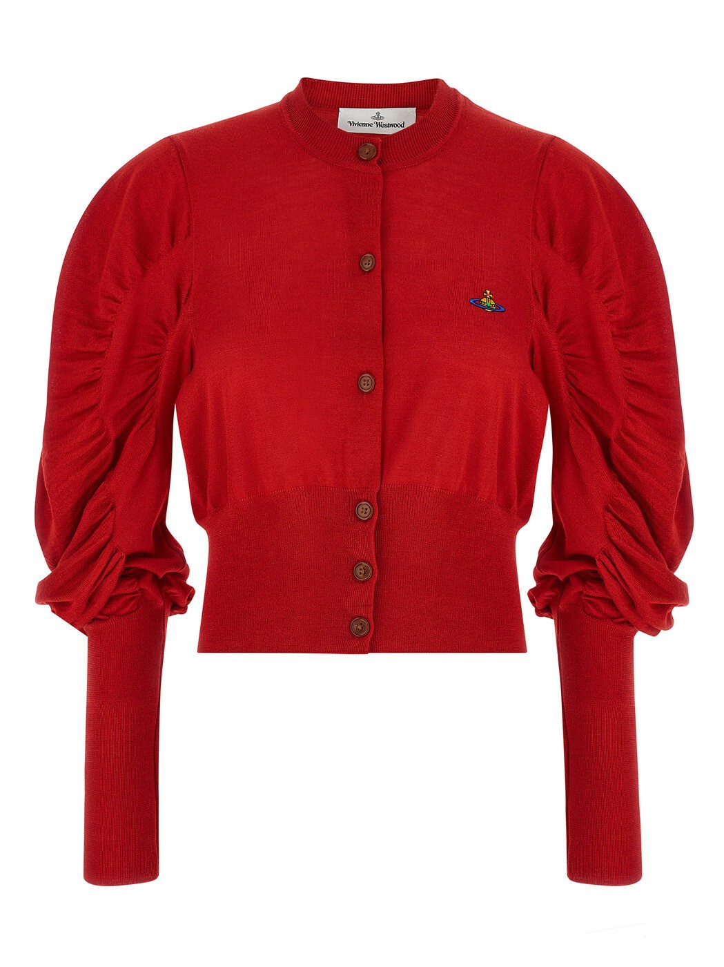 ヴィヴィアンウエストウッドレッドレーベル ノースリーブニット 総柄 00 赤 Vivienne Westwood RED LABEL(ヴィヴィアンウエストウッドレッド