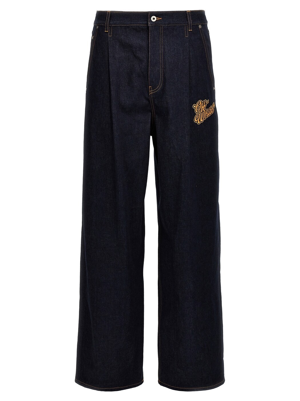 樂天商城 - オフホワイト OFF WHITE デニム メンズ ブルー Jeans 'Baggy tapered' jeans OMYA185S24DEN00145224522 Blue 関税 送料無料 2024SS ju