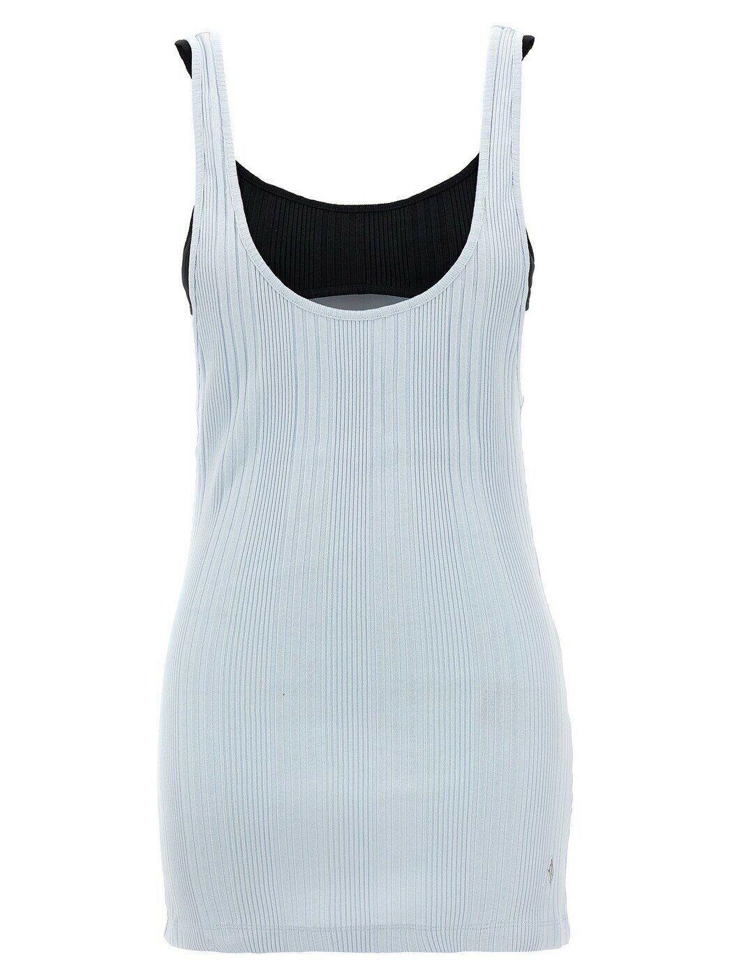 乐天商城 - アティコ ATTICO Tシャツ トップス レディース ブルー T-shirts and tops Logo ribbed top 247WCT322J048135 Light Blue 関税 送料無料 2024AW ju