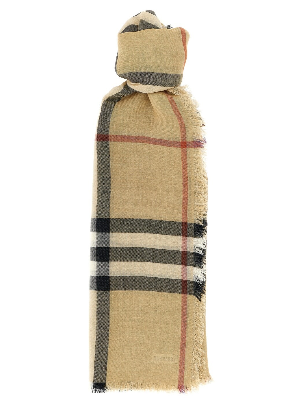 バーバリー BURBERRY ハイテクアクセサリー ファッション小物 メンズ ベージュ Hi-Tech Accessories Check reversible scarf 8097026SANDLICHEN Beige 関税 送料無料 2026SS ju