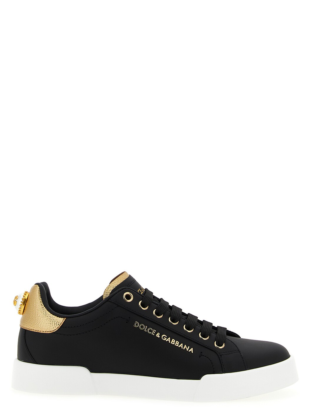 ドルチェ&ガッバーナ DOLCE&GABBANA スニーカー レディース ブラック Sneakers 'Portofino' sneakers CK2329AN2988E831 Black 関税 送料無料 2025AW ju