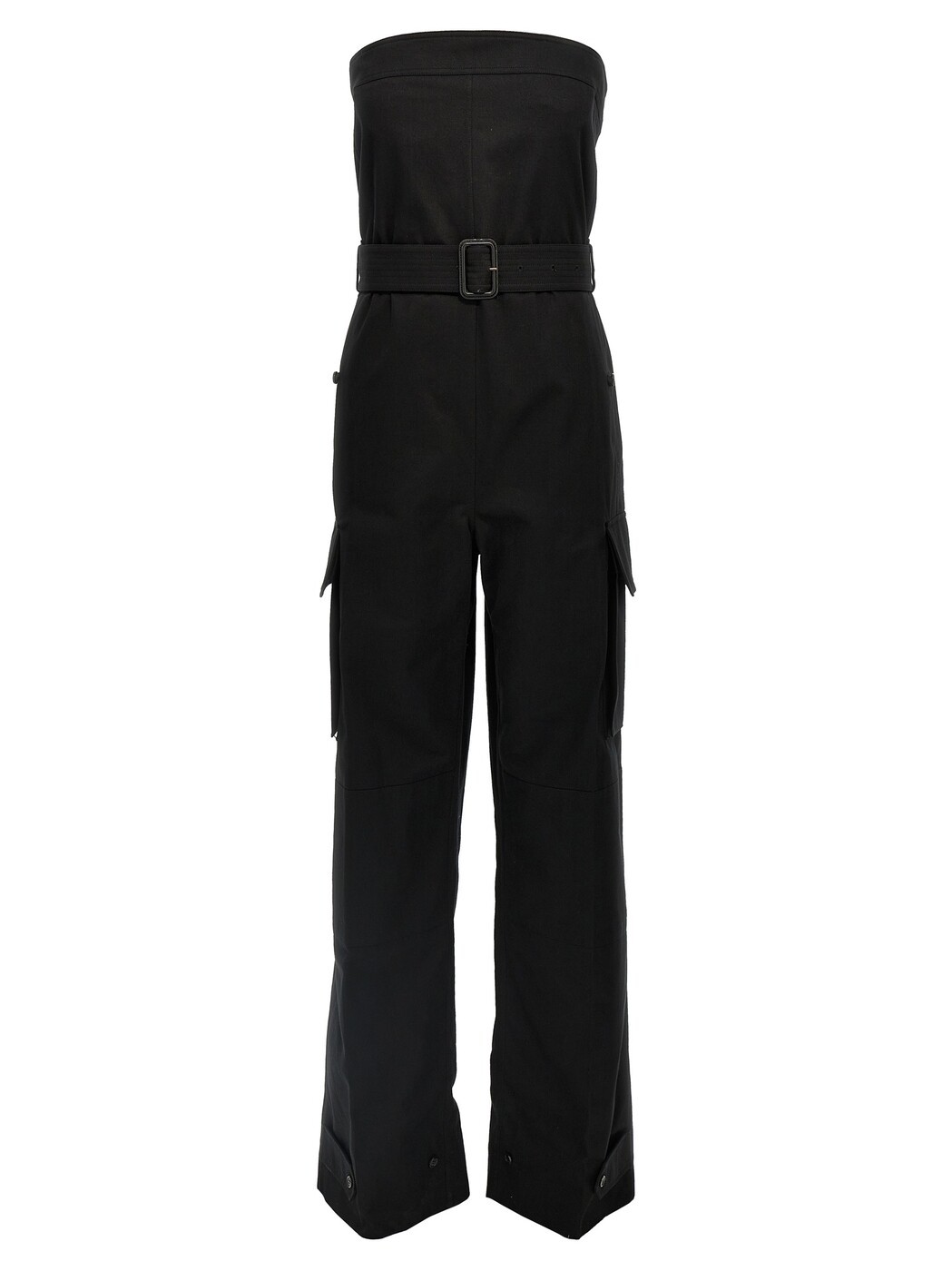 イヴ サンローラン SAINT LAURENT PARIS セットアップ オールインワン レディース ブラック Jumpsuits 'Cassandre' bustier jumpsuit 789862Y1A621000 Black 関税 送料無料 2024SS ju