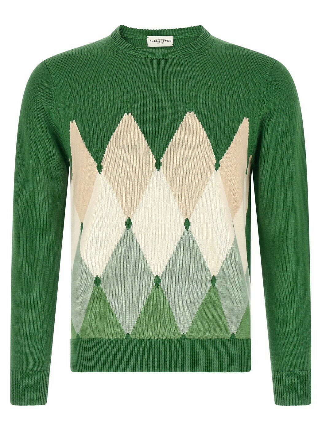 �Х�󥿥��� BALLANTYNE �������� �˥åȥ����� ��� ���꡼�� Knitwear Argyle sweater B2P0007C01193519 ...