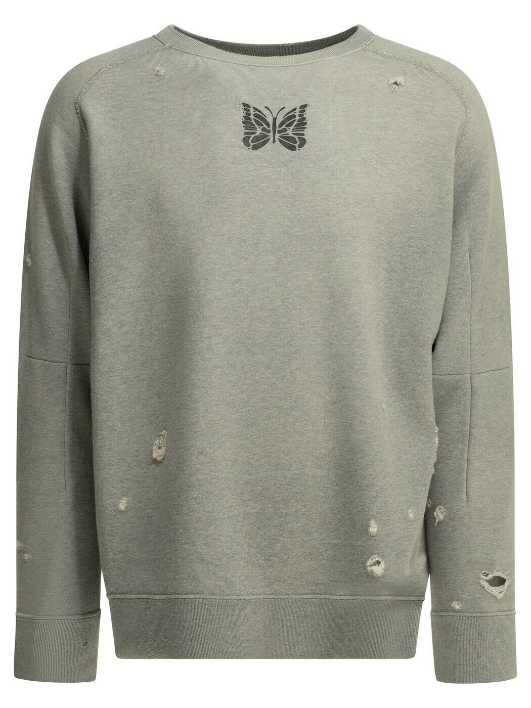 ニードルス NEEDLES スウェットシャツ トレーナー メンズ グレー Sweatshirts "Deconstructed" crewneck sweatshirt SX431A-H.Grey Grey 関税 送料無料 2026SS vi