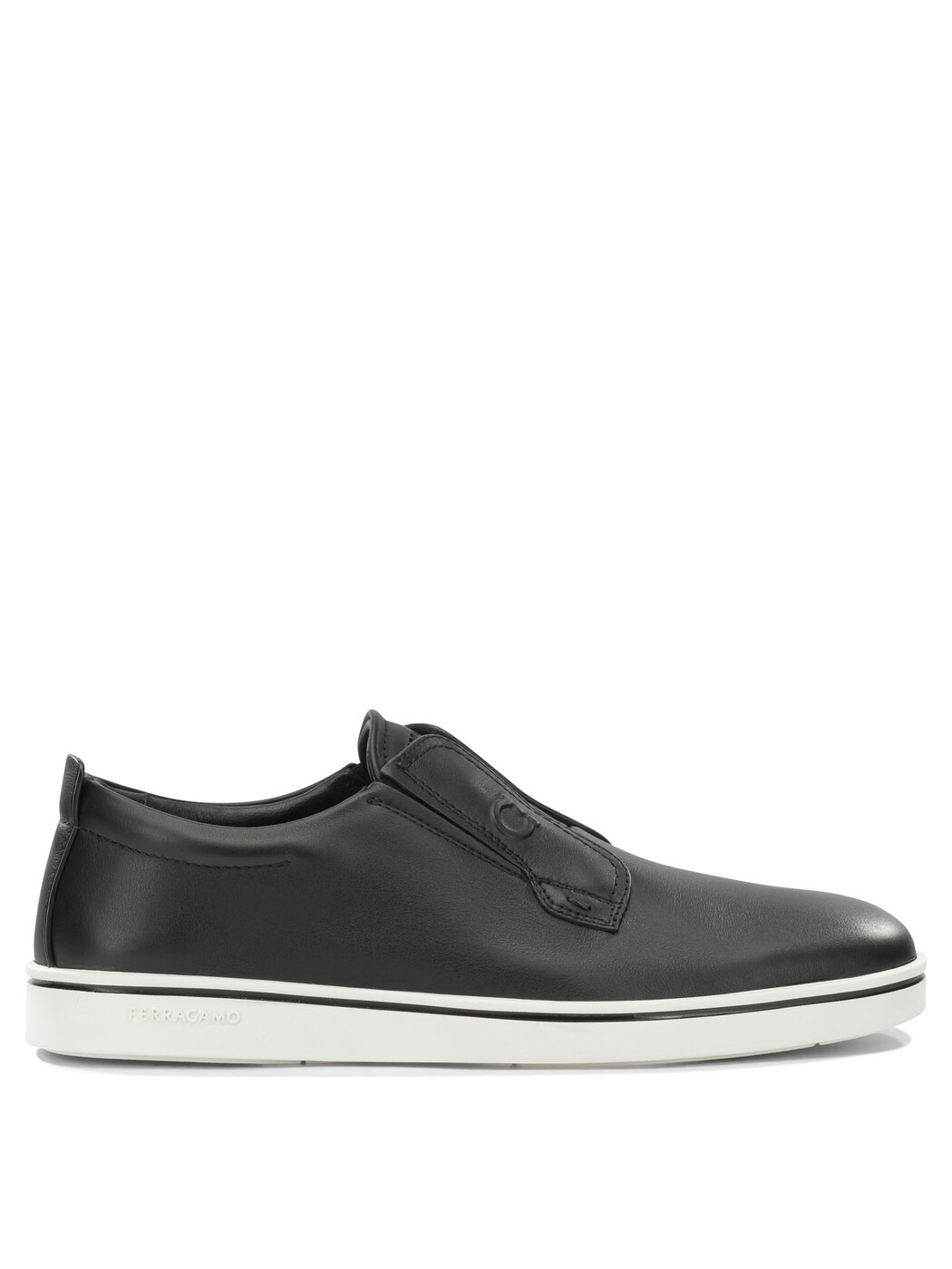 フェラガモ FERRAGAMO スニーカー メンズ ブラック Sneakers "Alfie" Slip-on 0786862 Black 関税 送料無料 2026AW vi