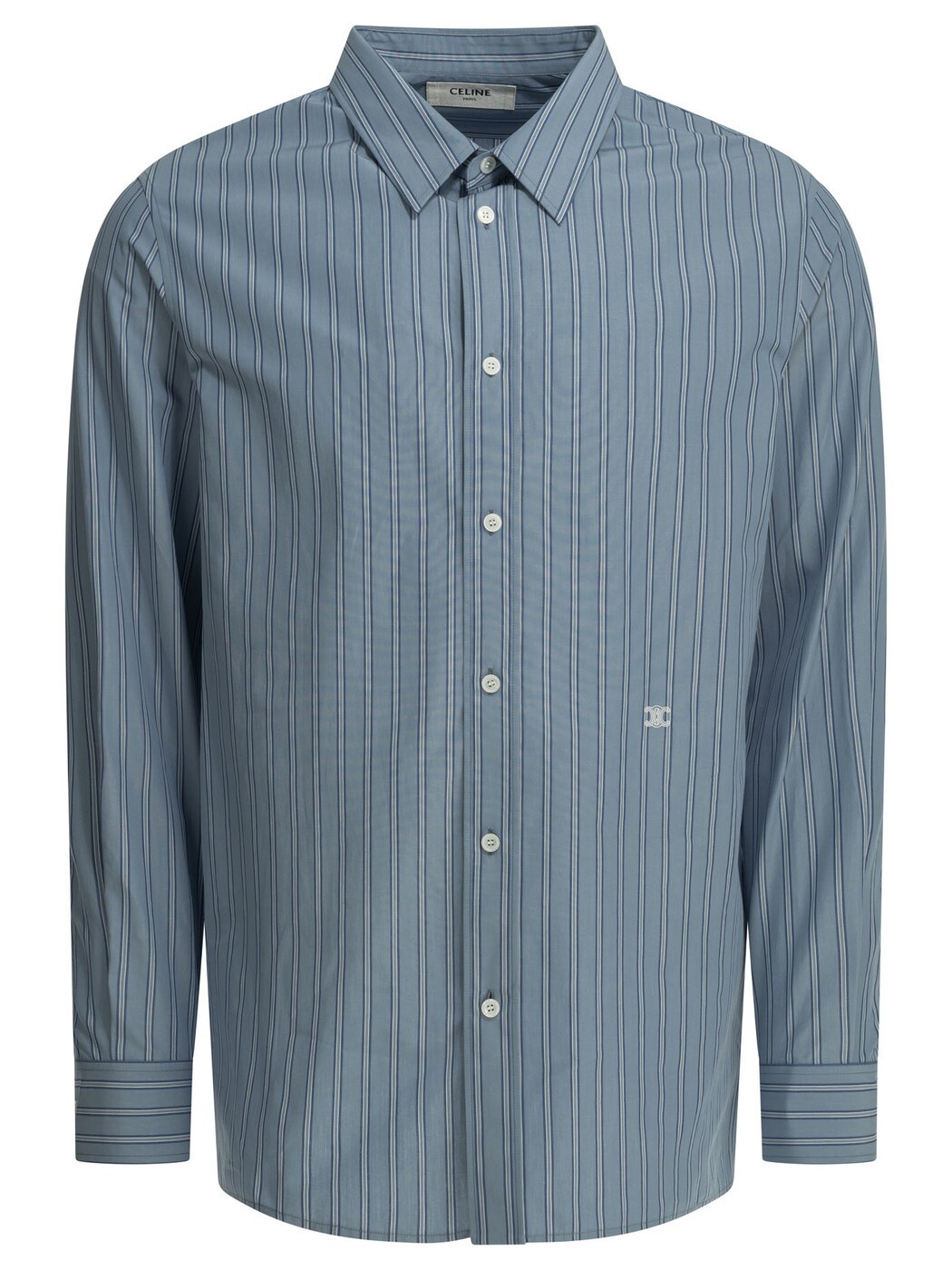セリーヌ CELINE シャツ メンズ ブルー Shirts Shirts RC0D93I03.GDL1 Light blue 関税 送料無料 2026SS vi