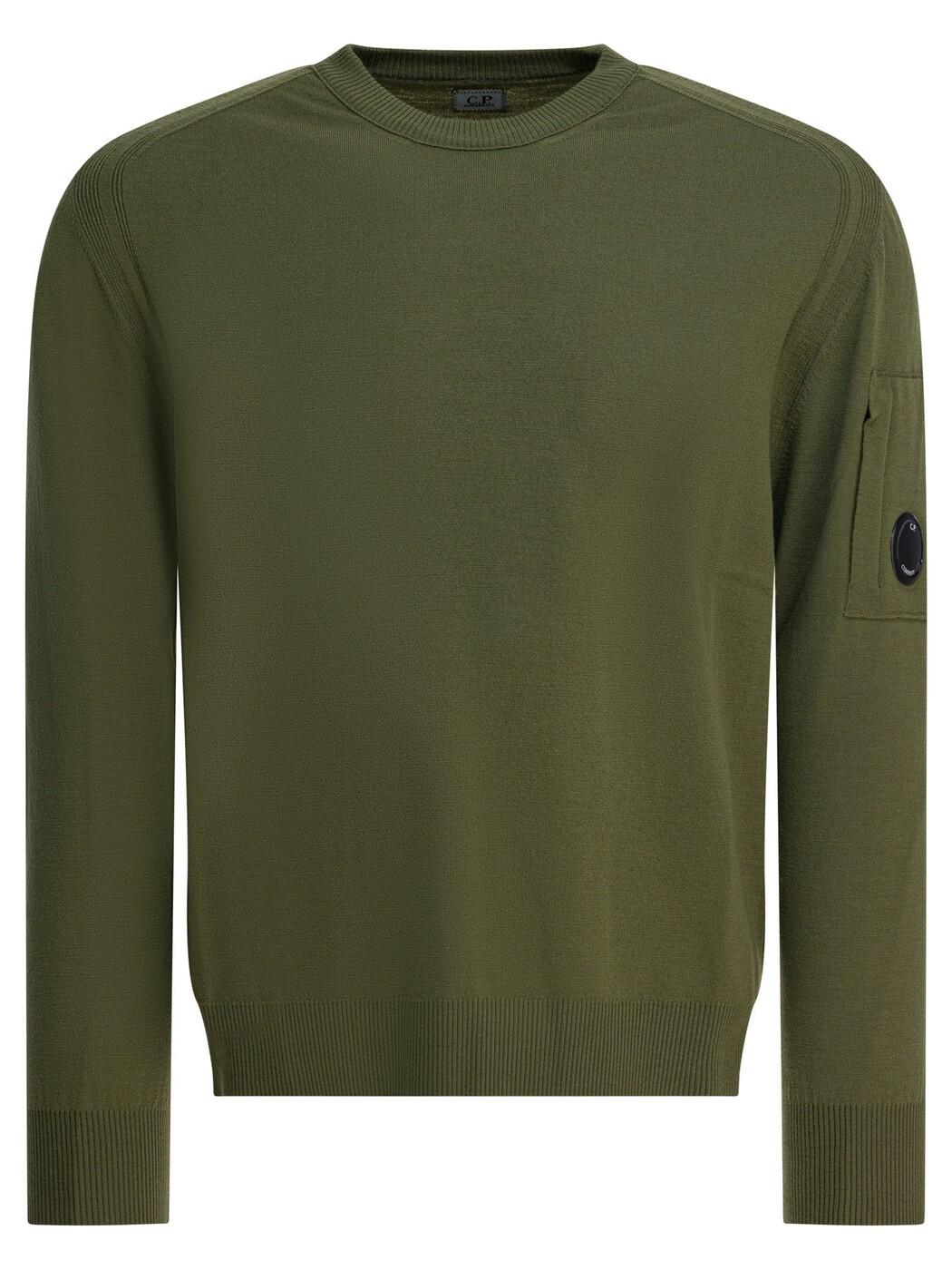 シーピー カンパニー CP COMPANY セーター ニットウェア メンズ グリーン Knitwear Wool crewneck sweater 19CMKN037A005528A652 Green 関税 送料無料 ラッピング無料 2025AW vi