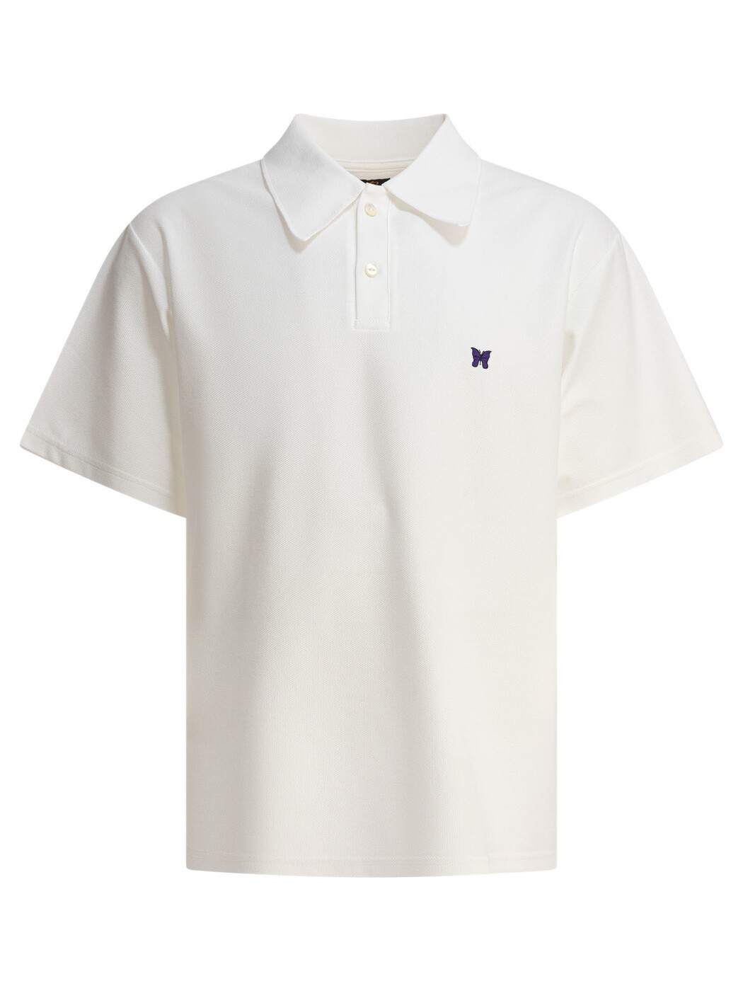 ニードルス NEEDLES ポロシャツ メンズ ホワイト Polo shirts "Poly Pique" polo shirt QV352A-WHITE W..
