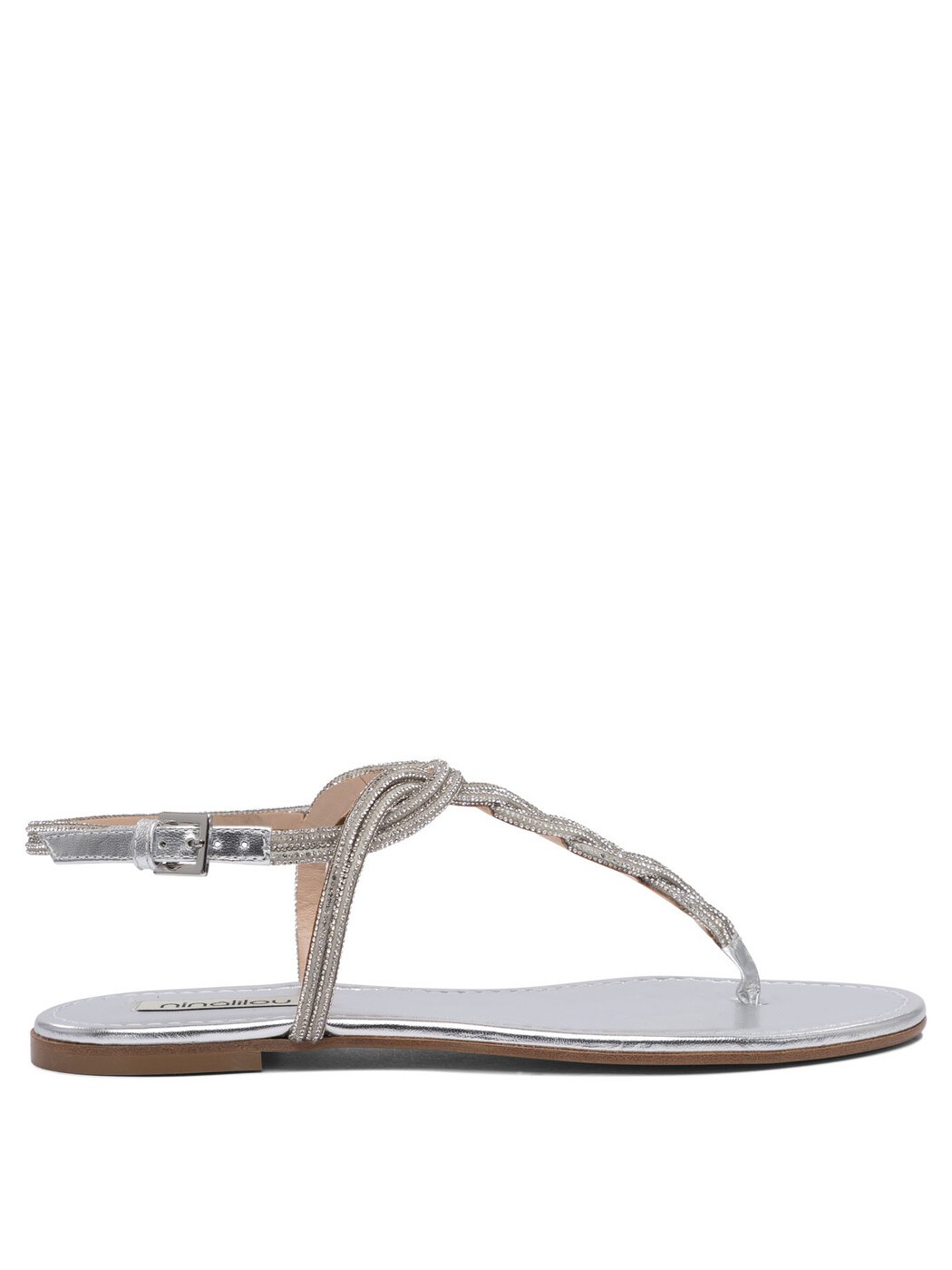 NINALILOU サンダル レディース シルバー Sandals Sandals 351172NAPPA LAM ARGENTO Silver 関税 送料無料 ラッピング無料 2026SS vi