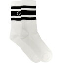 【15,000円以上ご購入で1,000円OFF！】 GUCCI グッチ ホワイト White/Black Nastro Web logo socks ソックス メンズ 秋冬2023 7507054GADU1060 【関税・送料無料】【ラッピング無料】 ju