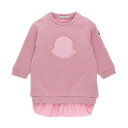 MONCLER ENFANT モンクレール アンファン ピンク Pink Logo dress ワンピース ベビーガールズ 秋冬2023 8I0000689A23527 【関税・送料無料】【ラッピング無料】 ju