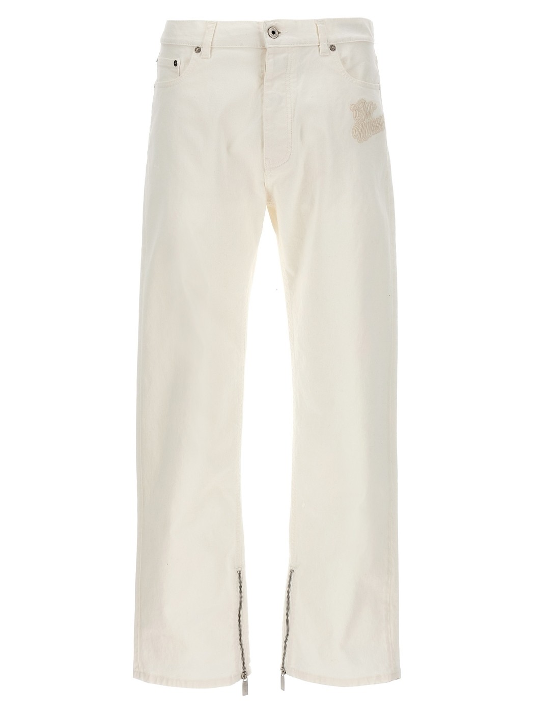 OFF WHITE եۥ磻 ۥ磻 White '90's Logo' jeans ǥ˥  ղ2024 OMYA177S24DEN00102020202 ڴǡ̵ۡڥåԥ̵ ju