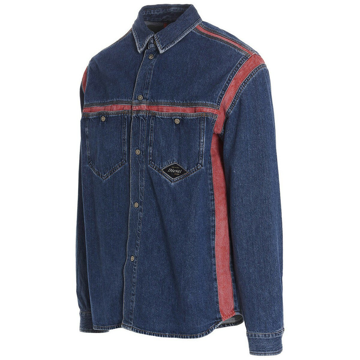 DIESEL ディーゼル Blue 'Hor' shirt シャツ メンズ 春夏2022 A05619068AI01 【関税・送料無料】【ラッピング無料】 ju