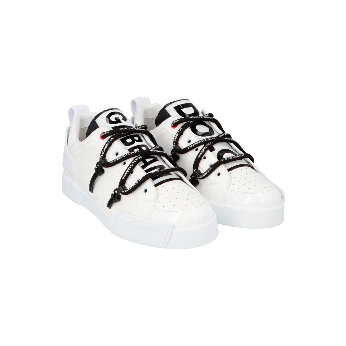 【土日限定クーポン配布中！】 DOLCE&GABBANA ドルチェ&ガッバーナ ホワイト White 'Portofino' sneakers スニーカー メンズ 春夏2024 CS1783AJ98689697 【関税・送料無料】【ラッピング無料】 ju