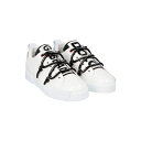 DOLCE&GABBANA ドルチェ&ガッバーナ ホワイト White 'Portofino' sneakers スニーカー メンズ 春夏2024 CS1783AJ98689697 【関税・送料無料】【ラッピング無料】 ju