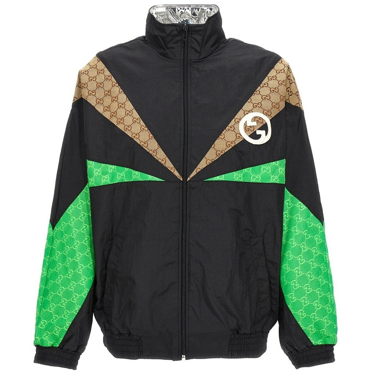 【土日限定クーポン配布中！】 GUCCI グッチ マルチカラー Multicolor 'GG' bomber jacket ジャケット レディース 秋冬2023 747061XJFU01043 【関税・送料無料】【ラッピング無料】 ju