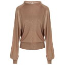 RAMAEL ラマエル Beige Cut out insert top sweater ニットウェア レディース 春夏2023 RA0022525 【関税・送料無料】【ラッピング無料】 ju