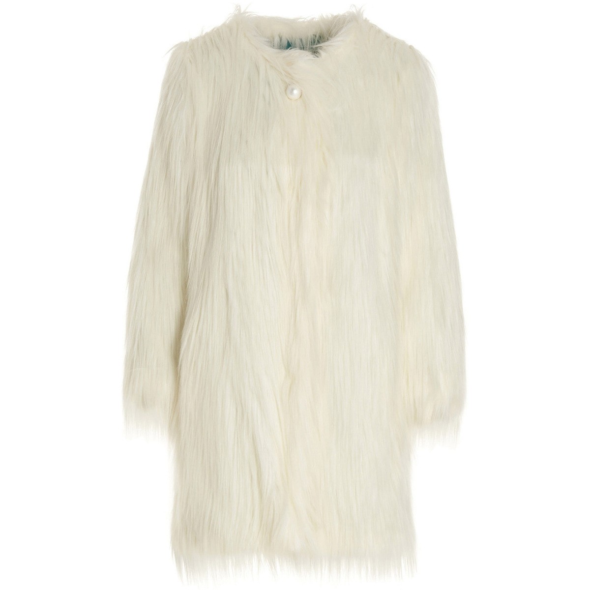 楽天BRANDSHOP・クラージュ楽天市場店ALABAMA MUSE アラバマ・ミューズ ホワイト White 'Kate' faux fur coat ジャケット レディース 秋冬2022 M802KOB0011 【関税・送料無料】【ラッピング無料】 ju