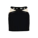 DAVID KOMA スカート レディース ブラック Skirts 'Cross Waist Band Net Insert' skirt RE23DK22SABLACK Black 関税 送料無料 ラッピング無料 2023SS ju