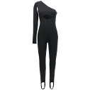 DAVID KOMA セットアップ オールインワン レディース ブラック Jumpsuits Scuba cut out one-length bodysuit SS23DK33JSABLACK Black 関税 送料無料 ラッピング無料 2023SS ju