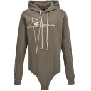 RICK OWENS リック オウエンス グレー Gray Champion x Rick Owens hooded bodysuit アンダーウェア メンズ 秋冬2023 CM02C9227CHFE34 【関税・送料無料】【ラッピング無料】 ju