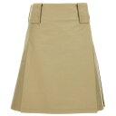 【本日0の付く日ポイント4倍!!】 BURBERRY バーバリー ベージュ Beige Pleated skirt スカート レディース 秋冬2023 8076515HUNTER 【関税・送料無料】【ラッピング無料】 ju