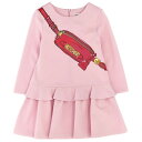 【10周年記念クーポン！P4倍！】 MOSCHINO モスキーノ ピンク Pink Trompe l'oeil dress ドレス ガールズ 秋冬2023 HDV0E6LJA00PIROUTTEPINK 【関税・送料無料】【ラッピング無料】 ju