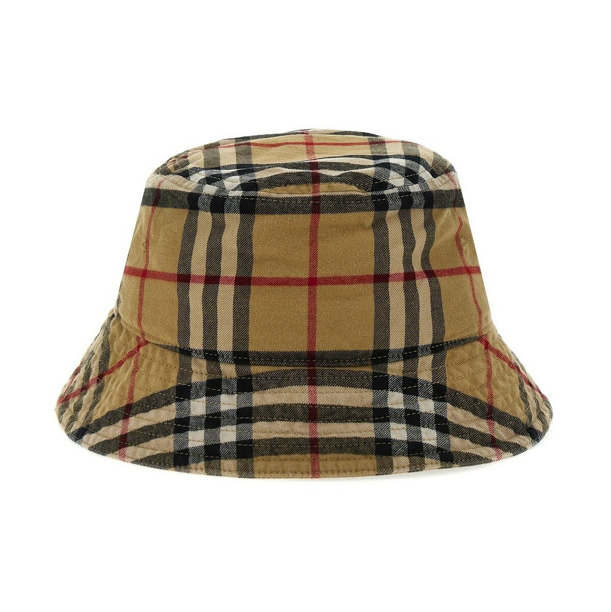 【土日限定クーポン配布中！】 BURBERRY バーバリー ベージュ Beige Bucket hat check 帽子 メンズ 秋冬2023 8075657ARCHIVEBEIGE 【関税・送料無料】【ラッピング無料】 ju