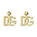 【1000円OFFクーポン配布中!】 ドルチェ&ガッバーナ DOLCE&GABBANA ジュエリー レディース ゴールド Jewelry Crystal logo earrings WEN6P3W1111ZOO00 Gold 関税 送料無料 ラッピング無料 2023AW ju